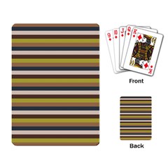 Stripey 12 Playing Cards Single Design (Rectangle)