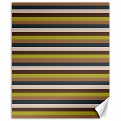 Stripey 12 Canvas 8  x 10 