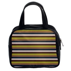 Stripey 12 Classic Handbag (two Sides) by anthromahe