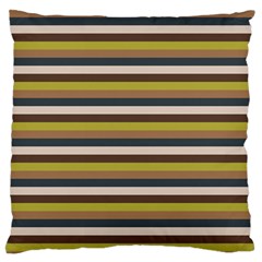 Stripey 12 Standard Flano Cushion Case (Two Sides)