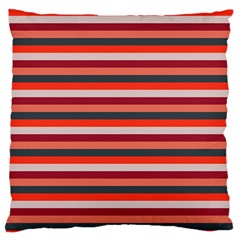 Stripey 13 Large Flano Cushion Case (Two Sides)