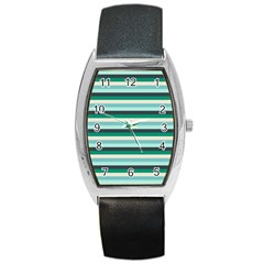 Stripey 14 Barrel Style Metal Watch