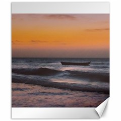Seascape Sunset At Jericoacoara, Ceara, Brazil Canvas 8  X 10  by dflcprintsclothing