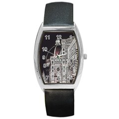 Santa Maria Del Fiore  Cathedral At Night, Florence Italy Barrel Style Metal Watch by dflcprints