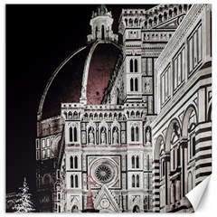 Santa Maria Del Fiore  Cathedral At Night, Florence Italy Canvas 20  X 20 