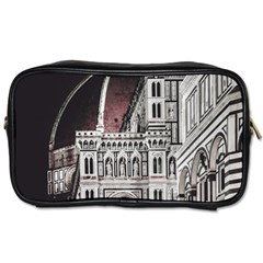 Santa Maria Del Fiore  Cathedral At Night, Florence Italy Toiletries Bag (one Side) by dflcprints