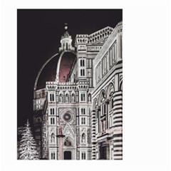 Santa Maria Del Fiore  Cathedral At Night, Florence Italy Large Garden Flag (two Sides) by dflcprints