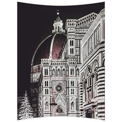 Santa Maria Del Fiore  Cathedral At Night, Florence Italy Back Support Cushion by dflcprints