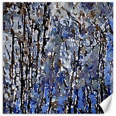 Winter Forest At Dusk Canvas 12  X 12  by LgoodDesigns