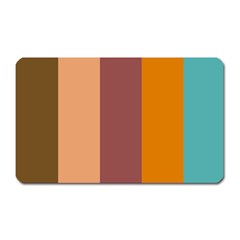 Stripey 15 Magnet (rectangular)