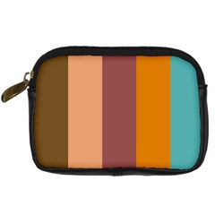 Stripey 15 Digital Camera Leather Case by anthromahe