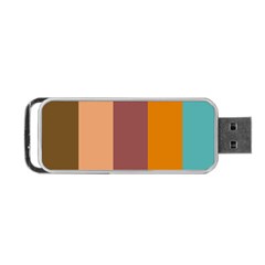 Stripey 15 Portable Usb Flash (one Side) by anthromahe