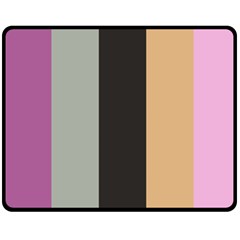 Stripey 16 Fleece Blanket (medium)  by anthromahe