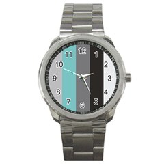 Stripey 20 Sport Metal Watch by anthromahe