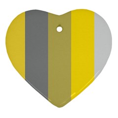 Stripey 21 Ornament (heart) by anthromahe