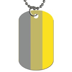 Stripey 21 Dog Tag (two Sides) by anthromahe