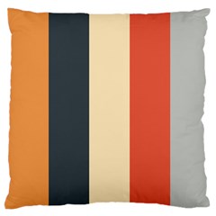 Stripey 22 Large Flano Cushion Case (two Sides) by anthromahe