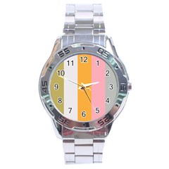 Stripey 23 Stainless Steel Analogue Watch by anthromahe