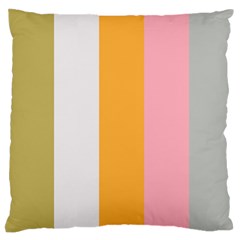 Stripey 23 Large Flano Cushion Case (two Sides) by anthromahe