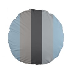 Stripey 24 Standard 15  Premium Flano Round Cushions