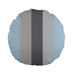 Stripey 24 Standard 15  Premium Flano Round Cushions Front