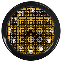 Df Unrest Vibe Wall Clock (black) by deformigo