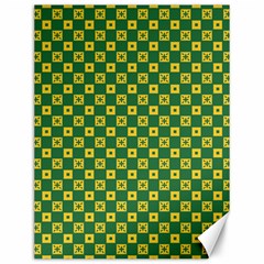 Df Green Domino Canvas 12  X 16  by deformigo