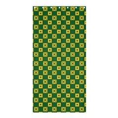 Df Green Domino Shower Curtain 36  X 72  (stall)  by deformigo