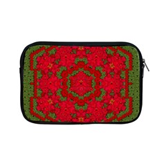 Bloom In Yule  Mandala Season Colors Apple Ipad Mini Zipper Cases by pepitasart