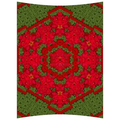 Bloom In Yule  Mandala Season Colors Back Support Cushion by pepitasart