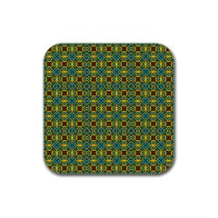 Df Dakota Rivers Rubber Square Coaster (4 Pack)  by deformigo