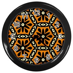 Df Yuki Makoto Wall Clock (black) by deformigo