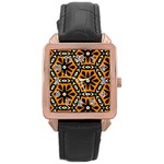 DF Yuki Makoto Rose Gold Leather Watch  Front