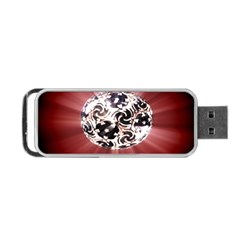 Merry Christmas Ornamental Portable Usb Flash (one Side) by christmastore