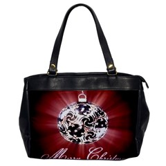 Merry Christmas Ornamental Oversize Office Handbag by christmastore