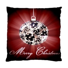 Merry Christmas Ornamental Standard Cushion Case (one Side) by christmastore