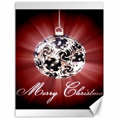 Merry Christmas Ornamental Canvas 12  X 16  by christmastore