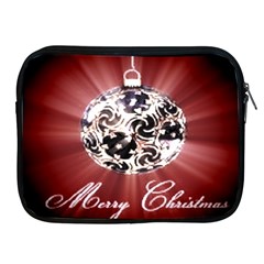 Merry Christmas Ornamental Apple Ipad 2/3/4 Zipper Cases by christmastore