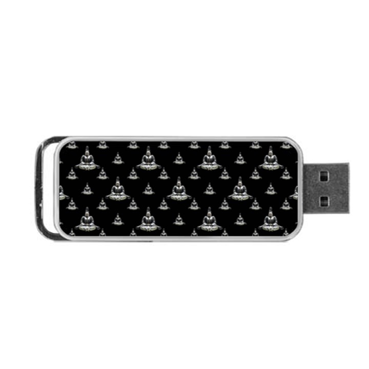 Buddhism Motif Print Pattern Design Portable USB Flash (One Side)