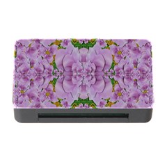 Fauna Flowers In Gold And Fern Ornate Memory Card Reader with CF