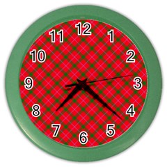 Holiday Color Wall Clock by dressshop