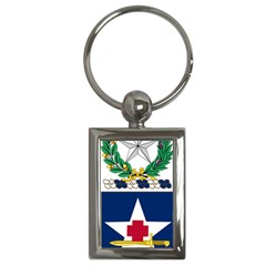 Coat Of Arms Of United States Army 111th Medical Battalion Key Chain (rectangle) by abbeyz71