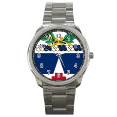 Coat Of Arms Of United States Army 111th Medical Battalion Sport Metal Watch by abbeyz71