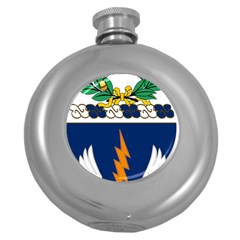 Coat Of Arms Of United States Army 149th Aviation Regiment Round Hip Flask (5 Oz) by abbeyz71