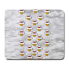 Santa And His Elves Large Mousepads by pepitasart