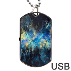 Luminescence Dog Tag Usb Flash (one Side)