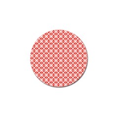 Df Persimmon Golf Ball Marker by deformigo