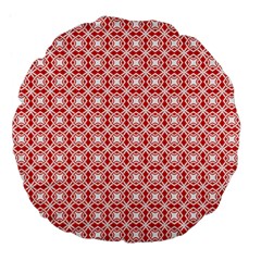 Df Persimmon Large 18  Premium Flano Round Cushions by deformigo