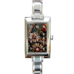 Old Embroidery 1 1 Rectangle Italian Charm Watch by bestdesignintheworld