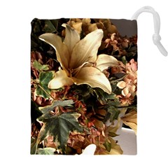 Lilies 1 4 Drawstring Pouch (4xl) by bestdesignintheworld